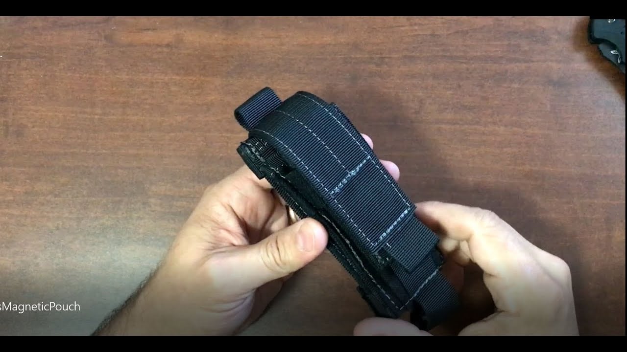 MIles Universal Magnetic Molle Pouch for Multi Tools, Knives, Flashlights